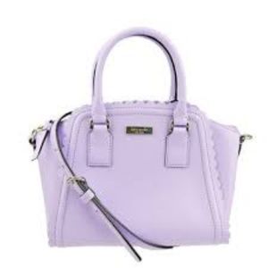 Kate Spade Marguerite Lilac Road Leather Satchel